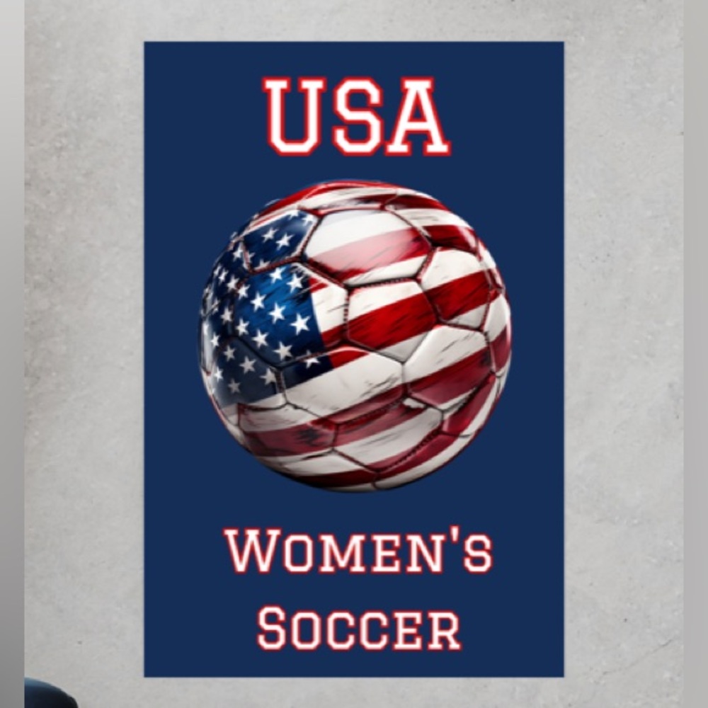 USA SOCCER POSTER 11” x 17”